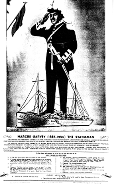Abb. 15: The Statesman. Dieses Bild zeigt Garvey auf einem Schiff seiner Black Star Lines